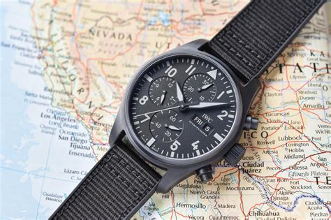 iwc chronograph 41 top gun ceratanium|iwc top gun watches.